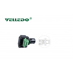 Соединитель для распределительной коробки VELLEDQ DZP-F09S07-10.0TL/BK